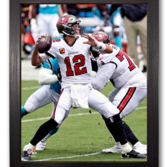 TOM BRADY #12 BUCCANEERS SEWN STITCHED FOOTBALL JERSEY - Picture 8 of 8